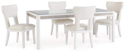 Mesa de comedor Chalanna y 4 sillas