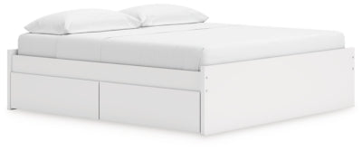 Cama Plataforma Onita King con 2 Almacenamientos Laterales