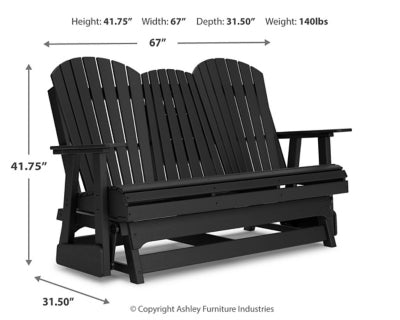 Hyland Wave Outdoor Glider Loveseat