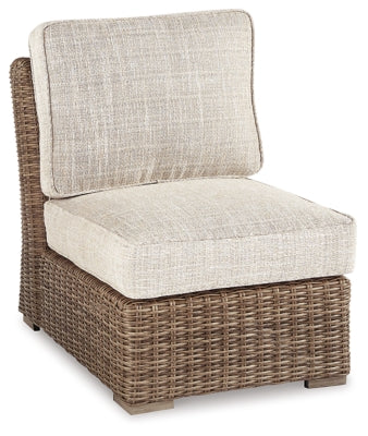 Sillón sin reposabrazos para exterior Beachcroft con cojín