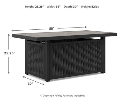Beachcroft Outdoor Fire Pit Table