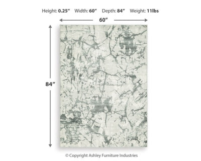 Tobinbury Washable 5' x 7' Area Rug