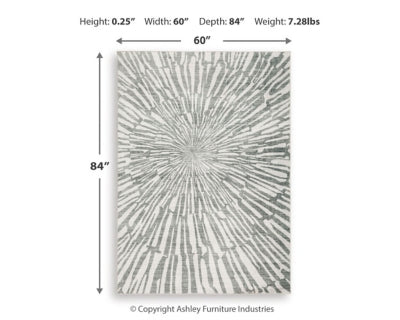 Verland Washable 5' x 7' Area Rug