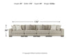 Lyndeboro 4-Piece Sectional Sofa