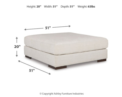 Lyndeboro Oversized Accent Ottoman