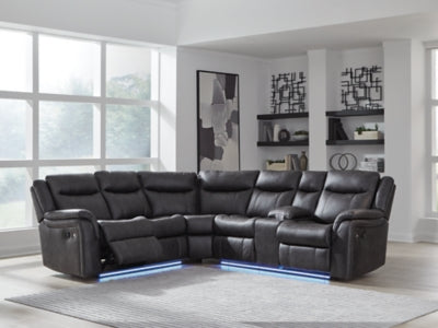 Perarrygin 2-Piece Reclining Sectional