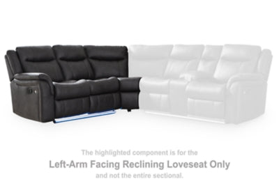Perarrygin Left-Arm Facing Reclining Loveseat
