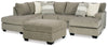 Creswell 2-Piece Sectional with Chaise and Ottoman
