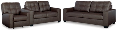 Sofá, sillón de dos plazas y sillón reclinable Barlin Mills