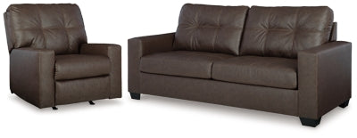 Sofá y sillón reclinable Barlin Mills