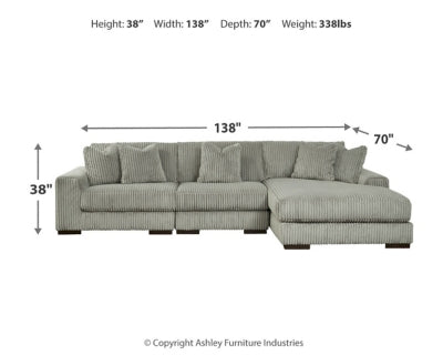 Lindyn 3-Piece Sectional with Chaise