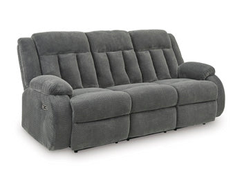 Greely Bend Power Reclining Sofa with Drop Down Table