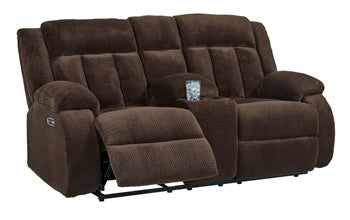 Greely Bend Power Reclining Loveseat with Console