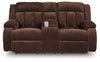 Greely Bend Power Reclining Loveseat with Console