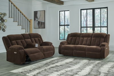 Greely Bend Power Reclining Sofa and Loveseat