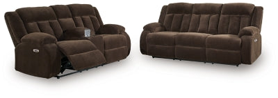 Greely Bend Power Reclining Sofa and Loveseat