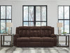 Greely Bend Power Reclining Sofa with Drop Down Table