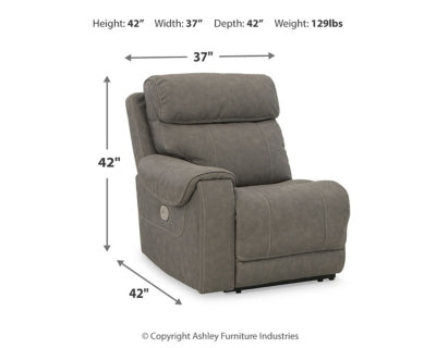 Starbot Left-Arm Facing Power Recliner