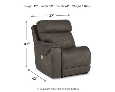 Hoopster Left-Arm Facing Power Recliner