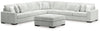 Stupendous 5-Piece Sectional and Ottoman