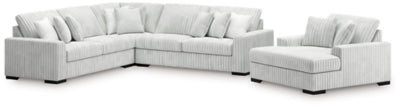 Stupendous 3-Piece Sectional and Oversized Chaise