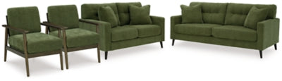 Sofá, sofá de dos plazas y 2 sillones Bixler