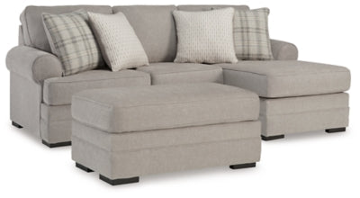 Arbhor Knoll Sofa Chaise and Ottoman