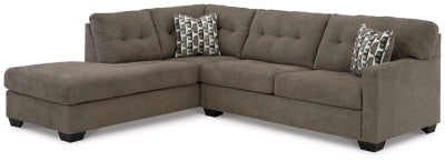 Seccional Mahoney de 2 piezas con chaise longue