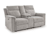 Barnsana Power Reclining Loveseat with Console