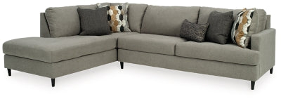 Sofá seccional de dos piezas Santasia con chaise longue