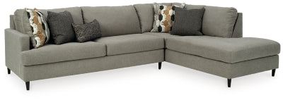 Sofá seccional de dos piezas Santasia con chaise longue