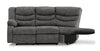 Partymate Left-Arm Facing Reclining Loveseat with Half Wedge