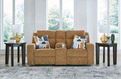 Kanlow Reclining Loveseat with Console