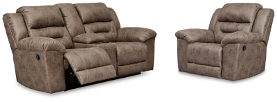 Stoneland Reclining Loveseat and Recliner