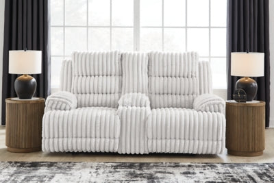 Technique Power Reclining Loveseat with Console