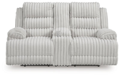 Technique Power Reclining Loveseat with Console