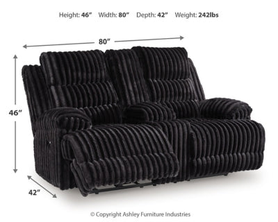 Technique Reclining Loveseat with Console