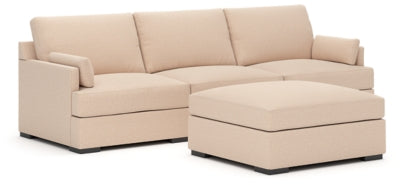 Regality 3-Piece Sectional and Ottoman