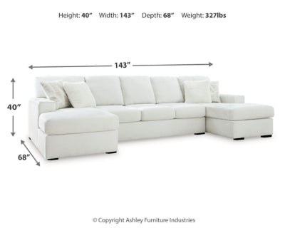 Leighelli 3-Piece Sectional with Chaise