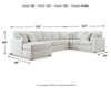 Leighelli 4-Piece Sectional with Chaise
