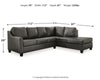 Valderno 2-Piece Sectional with Chaise