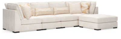 Donelson Creek 4-Piece Sectional and Ottoman