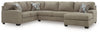 Newellen 3-Piece Sectional with Chaise