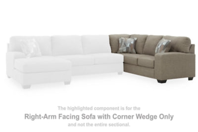 Newellen Right-Arm Facing Sofa with Corner Wedge