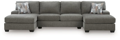 Newellen 3-Piece Sectional with Double Chaise