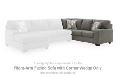 Newellen Right-Arm Facing Sofa with Corner Wedge