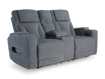 Forest Lake Power Reclining Loveseat with Console
