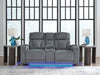 Forest Lake Power Reclining Loveseat with Console