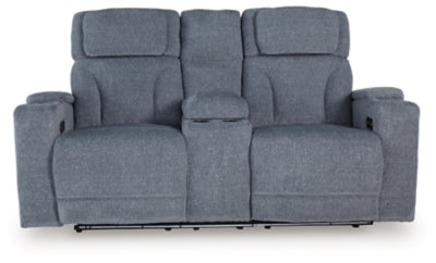 Forest Lake Power Reclining Loveseat with Console