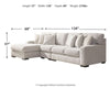 Larce 3-Piece Sectional with Chaise